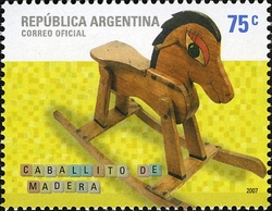 Argentine Toy Industry - Wooden Horse