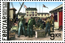 Stamp, Nordafar, Faroe Islands,  