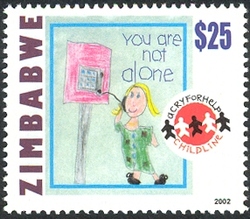 Childline in Zimbabwe - Artwork of Ashley Elkington