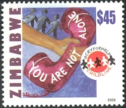 Childline in Zimbabwe - Artwork of Admire Kacheche