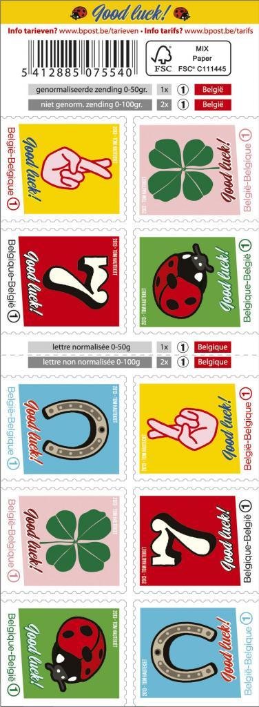 Booklet Good Luck ! Selfadhesive