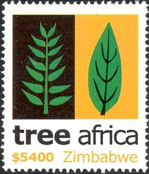 Stamp, Environment - Trees, Zimbabwe,  