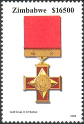 Medals of Zimbabwe - Gold Cross of Zimbabwe