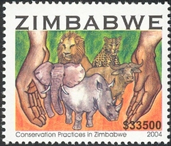 Stamp, Conservation Practices in Zimbabwe, Zimbabwe,  