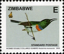 6th Definitive series - Miombo Double Collared Sunbird