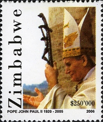 First Anniversary of the Life of Pope John Paul II