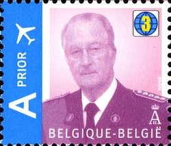 Stamp, Royal Effigy, Belgium,  , Royalty, Kings, Aviation, Aircrafts