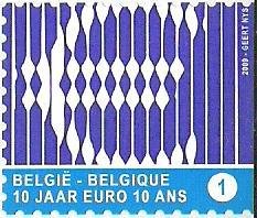 10 Year Euro Selfadh. Right imperforate