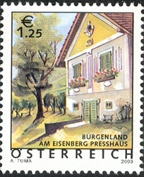 Winepress House at Eisenberg. Burgenland