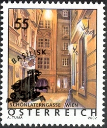 Overprint with new design - Basilisk
