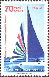 Stamp, Marmaris International Maritime Festival, Turkey,  