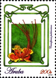 Flowers of Aruba 2010 - Caesalpinia pulcherrima