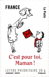 Stamp, Smiles - Little Nicholas, France,  