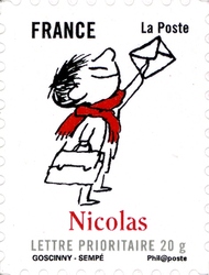Stamp, Smiles - Little Nicholas, France,  