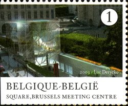 Stamp, Square, Belgium,  , Literature