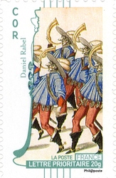 Stamp, Music, France,  