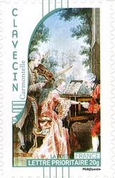 Stamp, Music, France,  