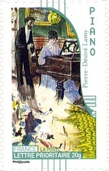 Stamp, Music, France,  