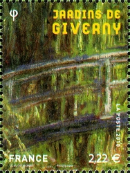 Stamp, Stampshow 2010 - Jardins de Giverny, France,  