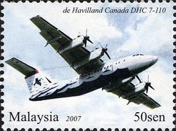 Air Transportation in Malaysia - de Havilland Canada DHC 7-110
