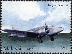 Air Transportation in Malaysia - Airspeed Consul