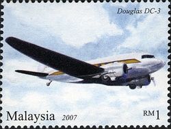 Air Transportation in Malaysia - Douglas DC-3