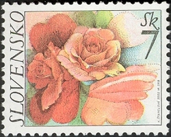 Stamp, Greetings and Congratulations, Slovakia,  