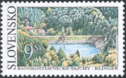 Stamp, Technical Monuments - The 'Tajchy' of Banská Stiavnica - Klinger, Slovakia,  
