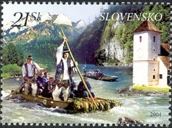 Raftsmen on the Dunajec River