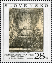 Art - Rembrandt van Rijn - Supper at Emmaus