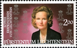 Stamp, Hereditary Prince and Princess, Liechtenstein,  