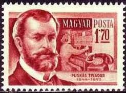 Tivadar Puskás (1844-1893) engineer and inventor