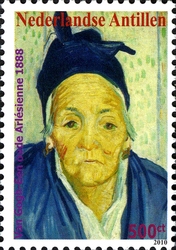 Paintings - Vincent Van Gogh - L'Arlesienne Woman