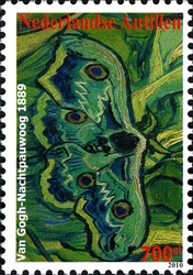 Paintings - Vincent Van Gogh - Emperor Moth