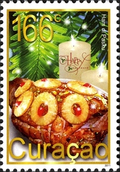 December Stamps - Holiday Baked Ham