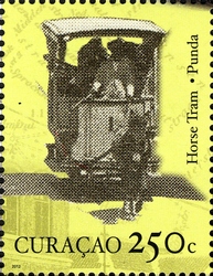Railway Curacao - Horse Tram Panda