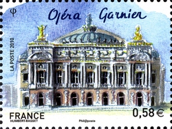 Stamp, European Capital Cities - Paris - Opéra Garnier, France,  