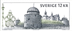 Stamp, Swedish Castles and Palaces - Vadstena Slott, Sweden,  