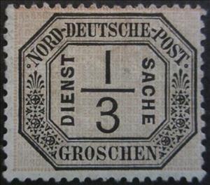 Stamp, Numeral in frame, German States,  