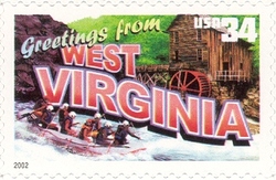Greetings from America - West Virginia