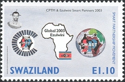 Stamp, Smart Partnership International Movement Logos, Swaziland,  
