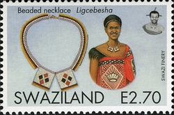 Swazi Finery - ligcebesha bead necklace