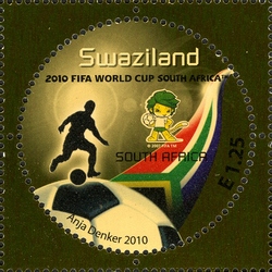 Stamp, 3rd SAPOA Joint Issue - 2010 FIFA World Cup, Swaziland,  
