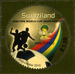 Stamp, 3rd SAPOA Joint Issue - 2010 FIFA World Cup, Swaziland,  