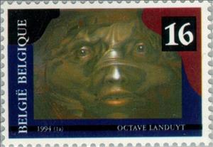 Stamp, Art : Octave Landuyt, Belgium,  , Sculptures, Art