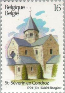 Stamp, St-Séverin en Condroz, Belgium,  , Tourism, Towers, Buildings, Churches - Cathedrals - Basilicas - Chapels