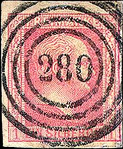 Stamp, King Friedrich Wilhelm IV, German States,  