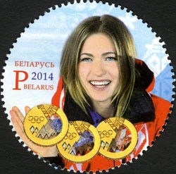 Medal Winners of the XXII olympic Winter Games in Sochi - Darya Domracheva