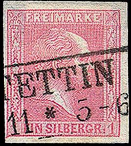Stamp, King Friedrich Wilhelm IV, German States,  