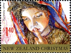 Stamp, Christmas 2014, New Zealand,  